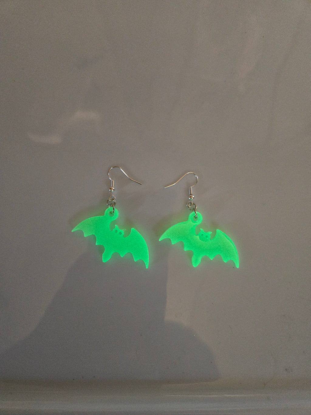 Glowing Bat Earrings