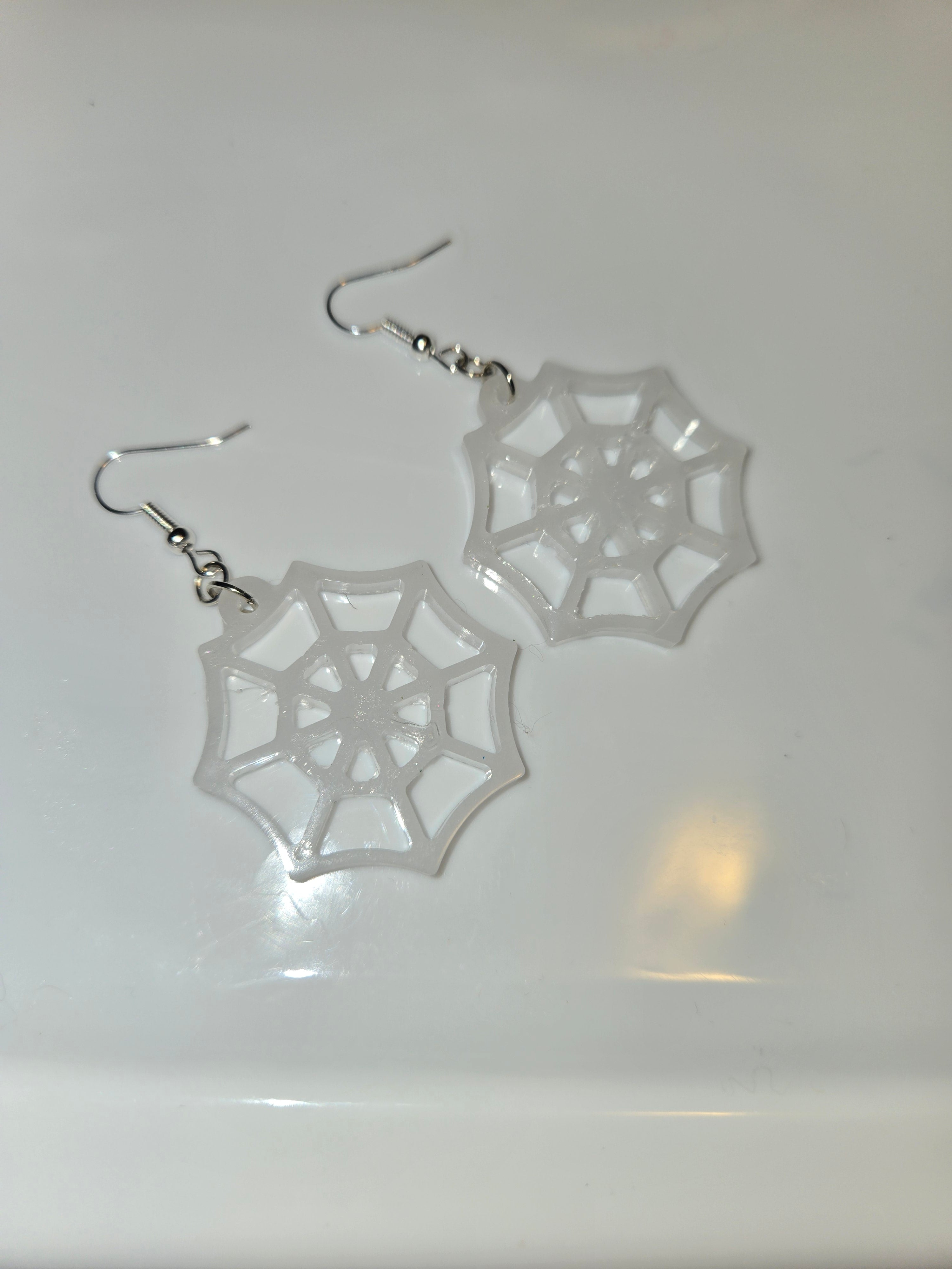 Spider Web Earrings