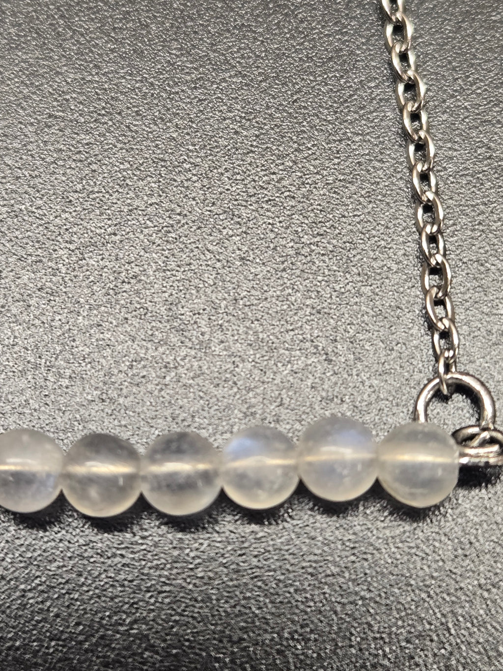 Moonstone Bead Necklace