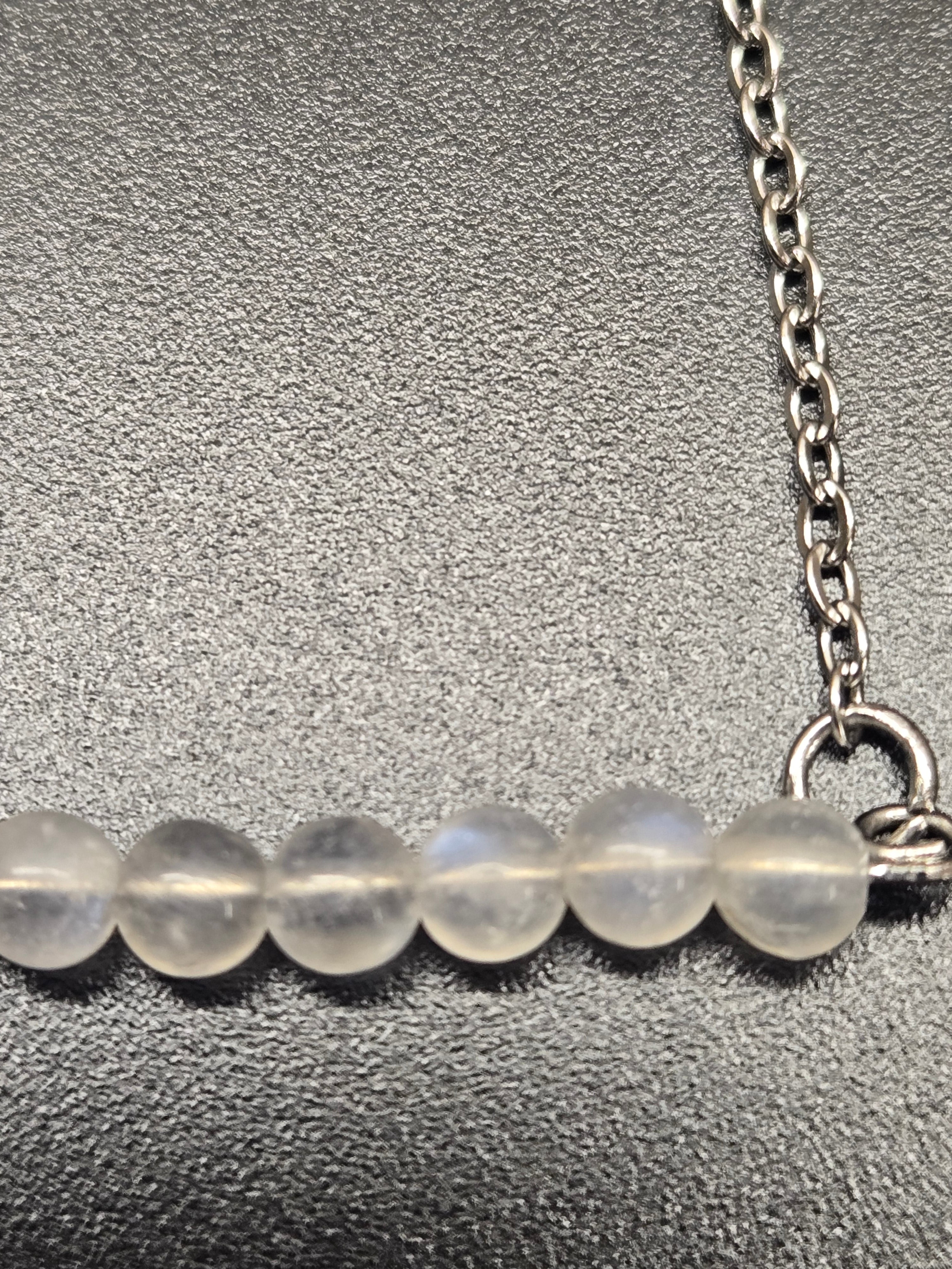 Moonstone Bead Necklace