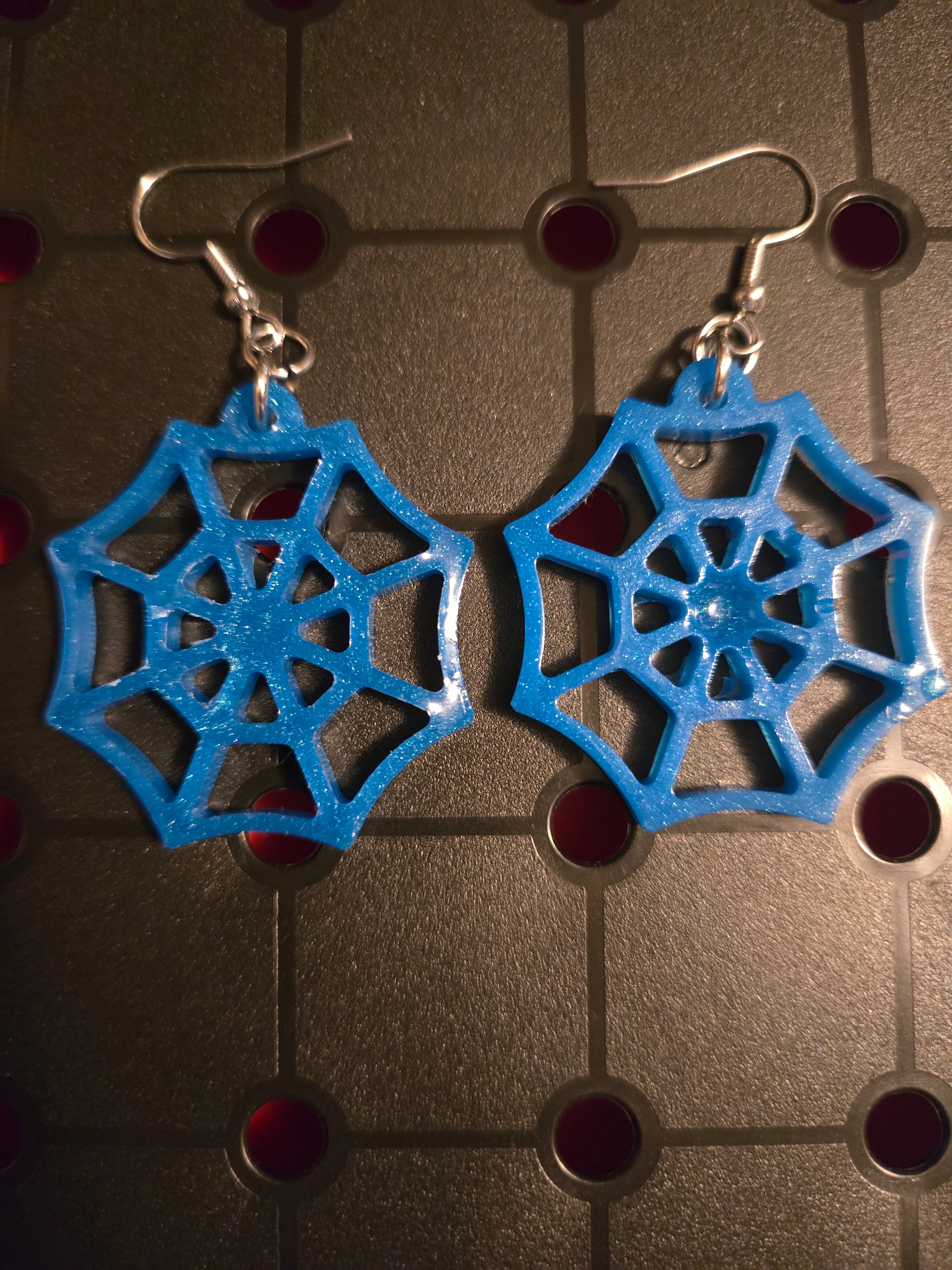 Spider Web Earrings