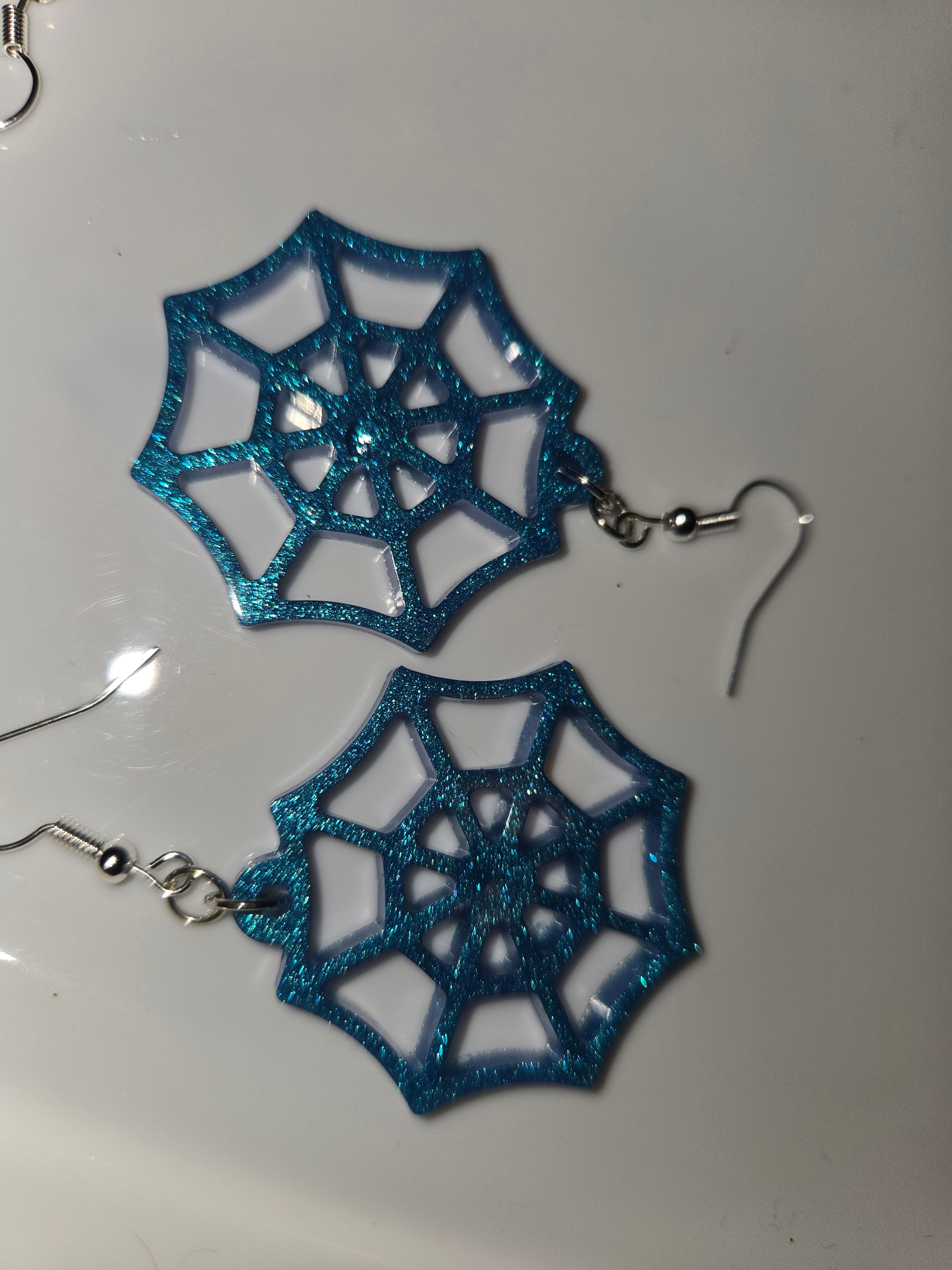 Spider Web Earrings