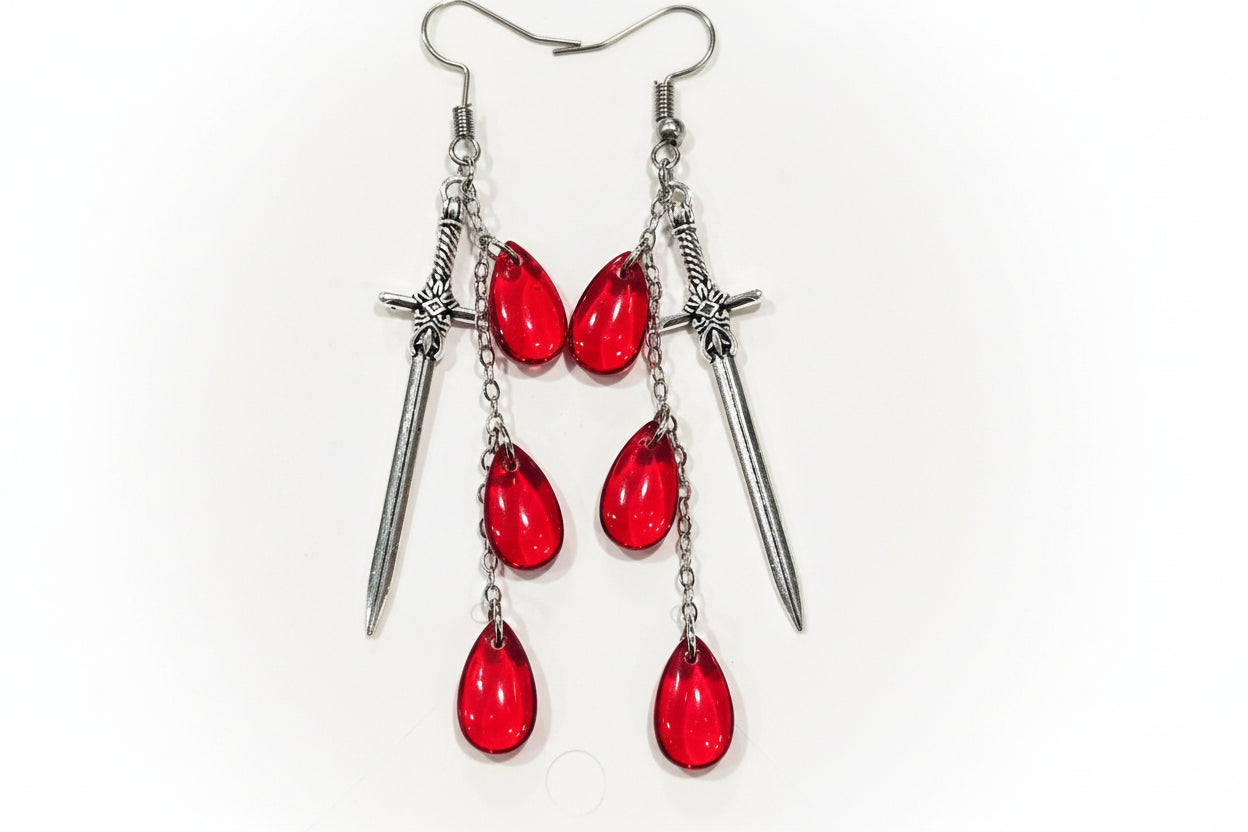 Sword Earrings