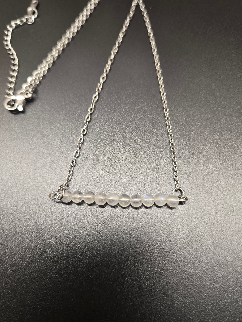 Moonstone Bead Necklace
