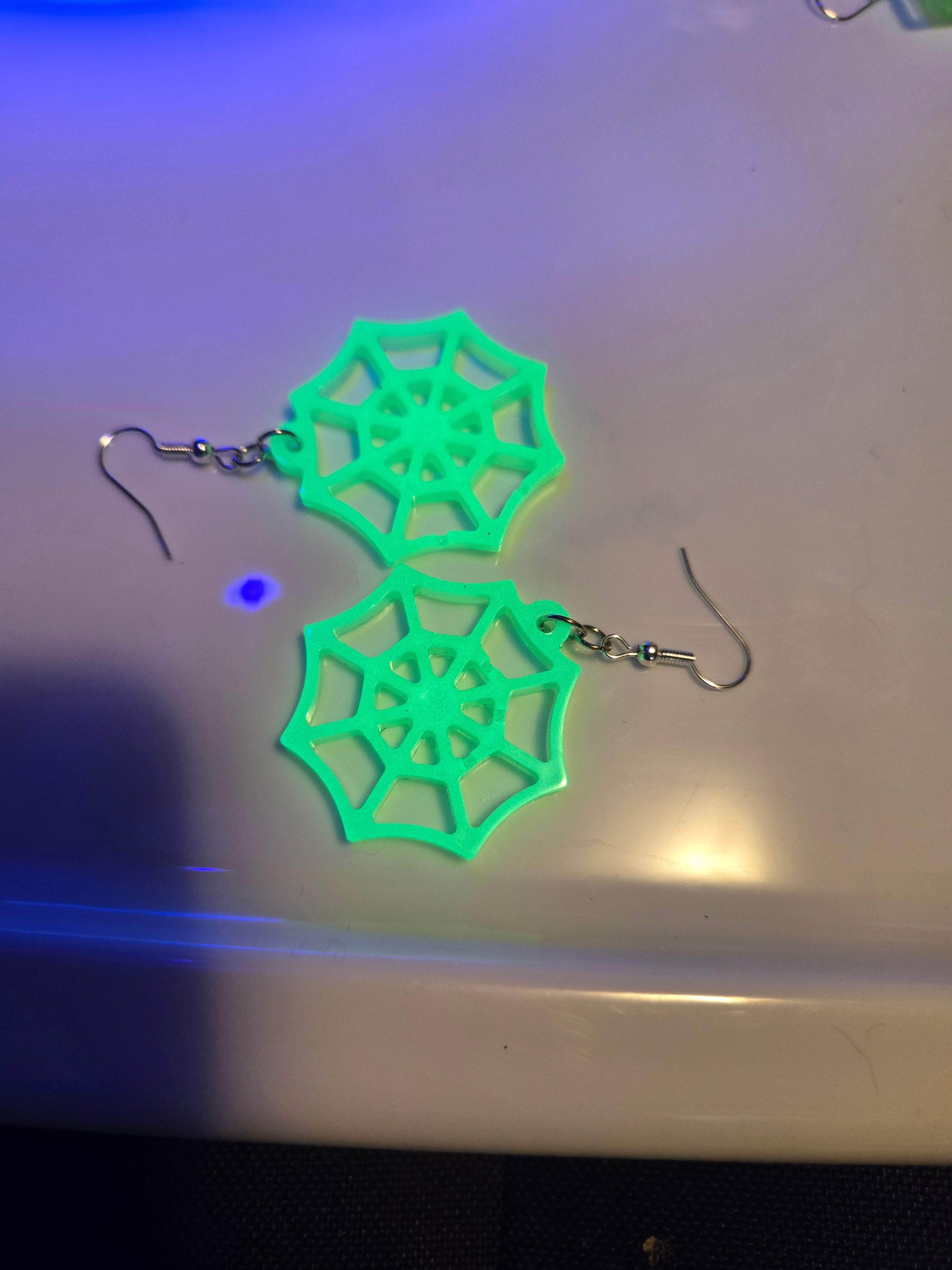 Spider Web Earrings