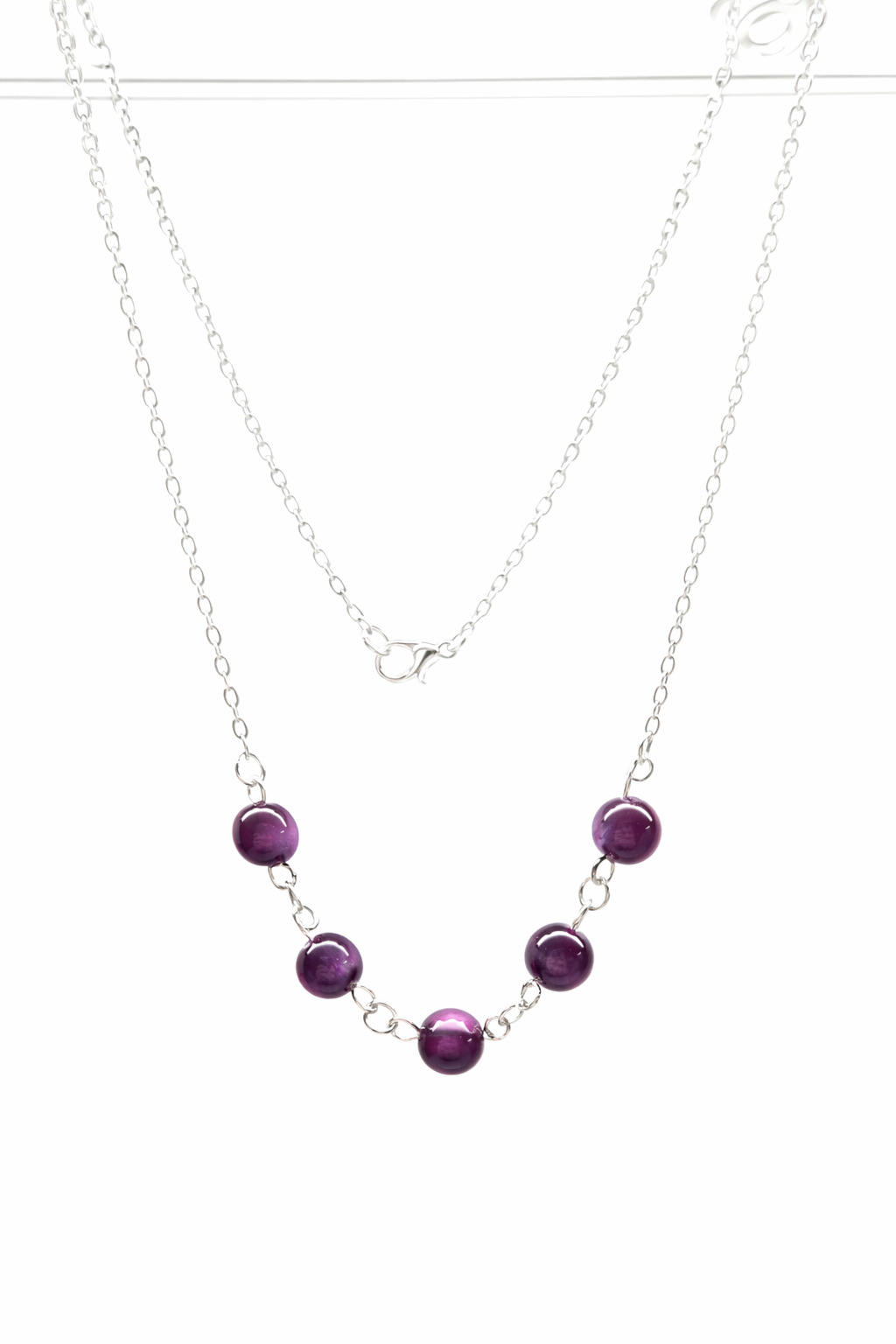 Purple Beaded Necklace
