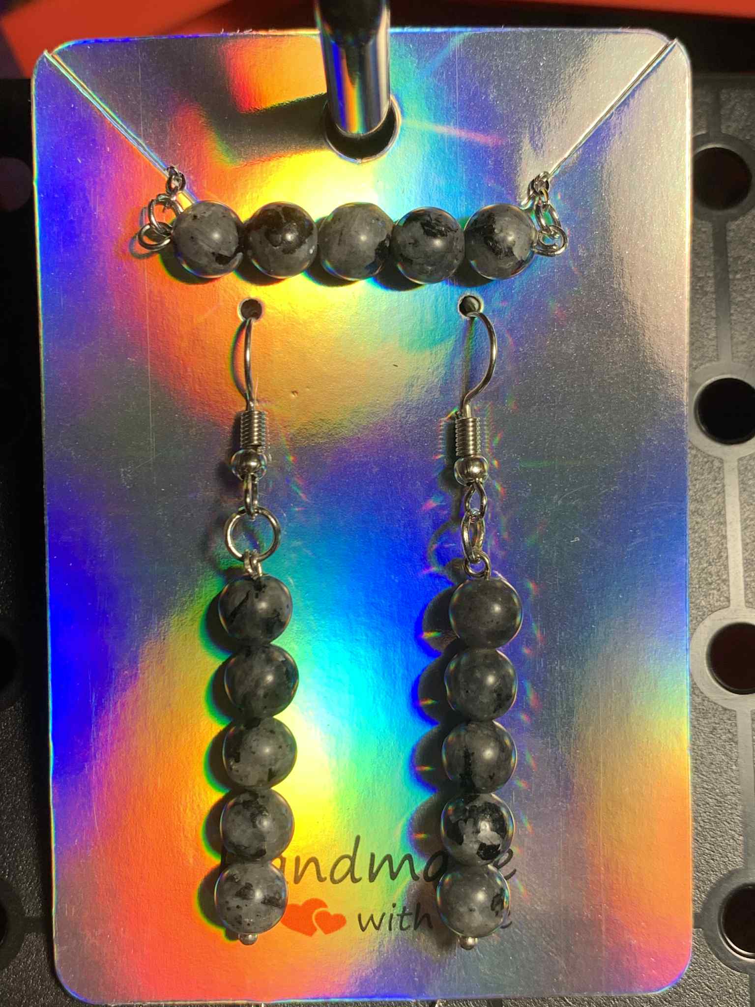 Labradorite Necklace & Earring Set