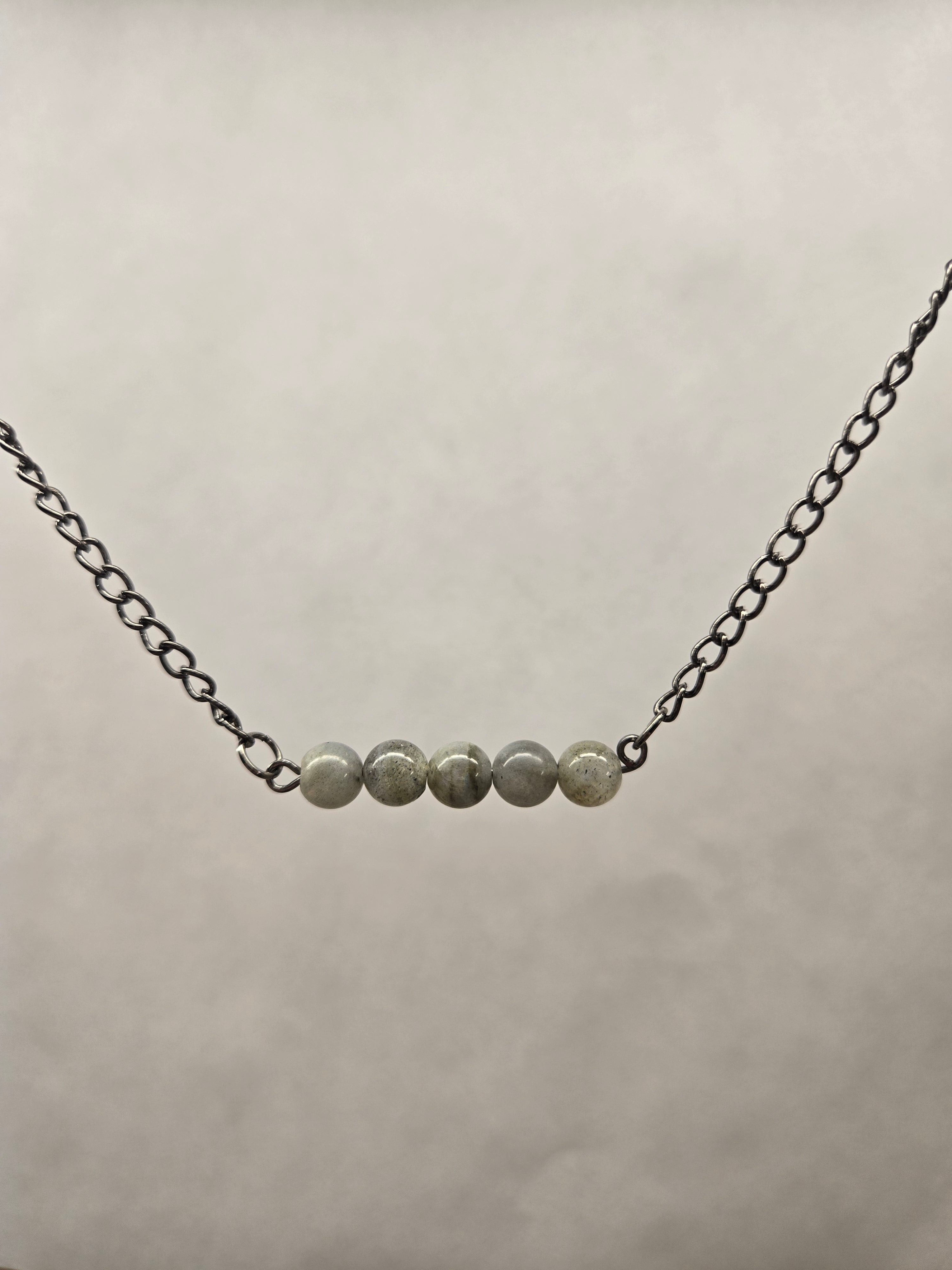 Grey Labradorite Necklace