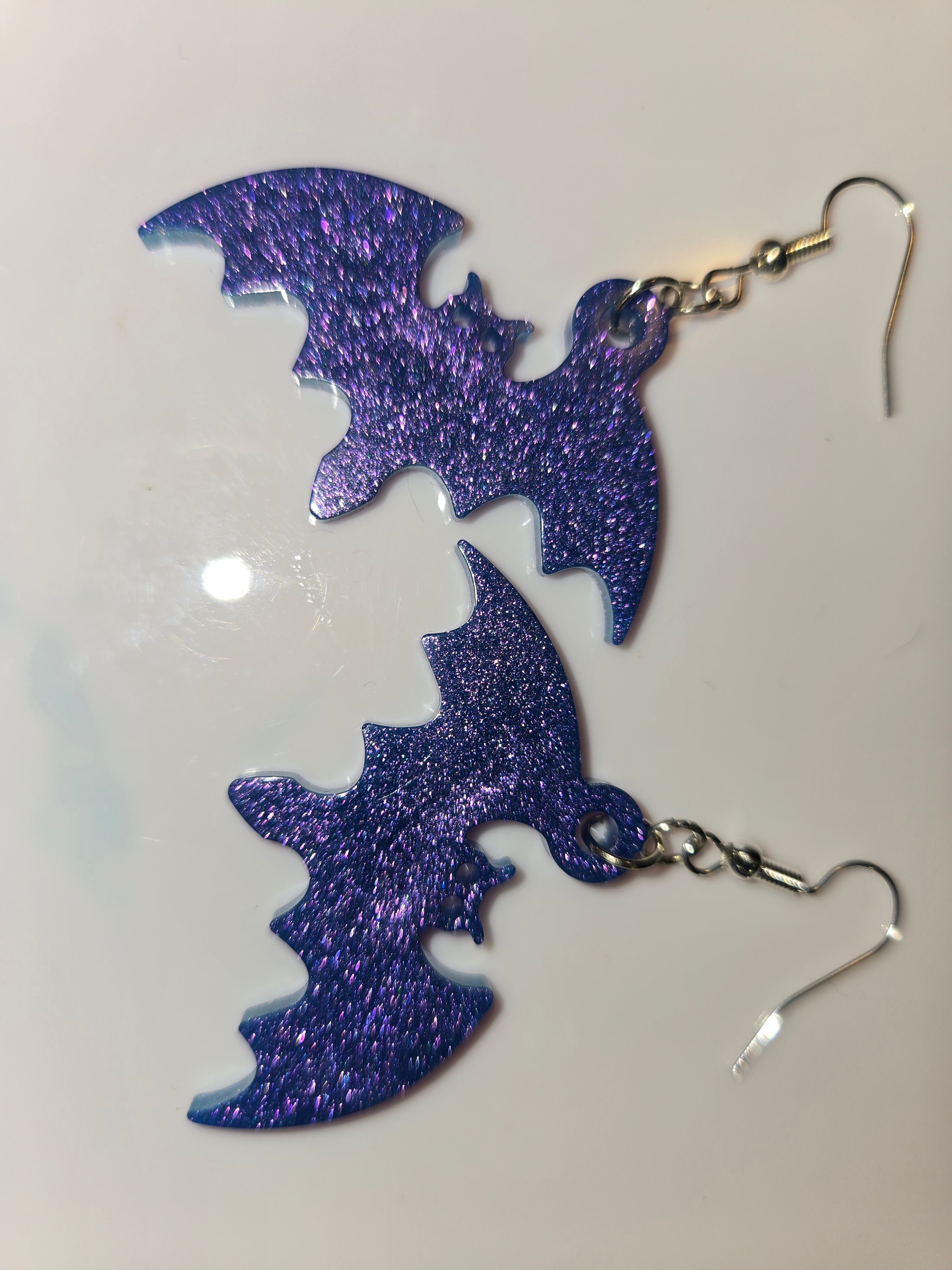 Multicolor Bat Earrings