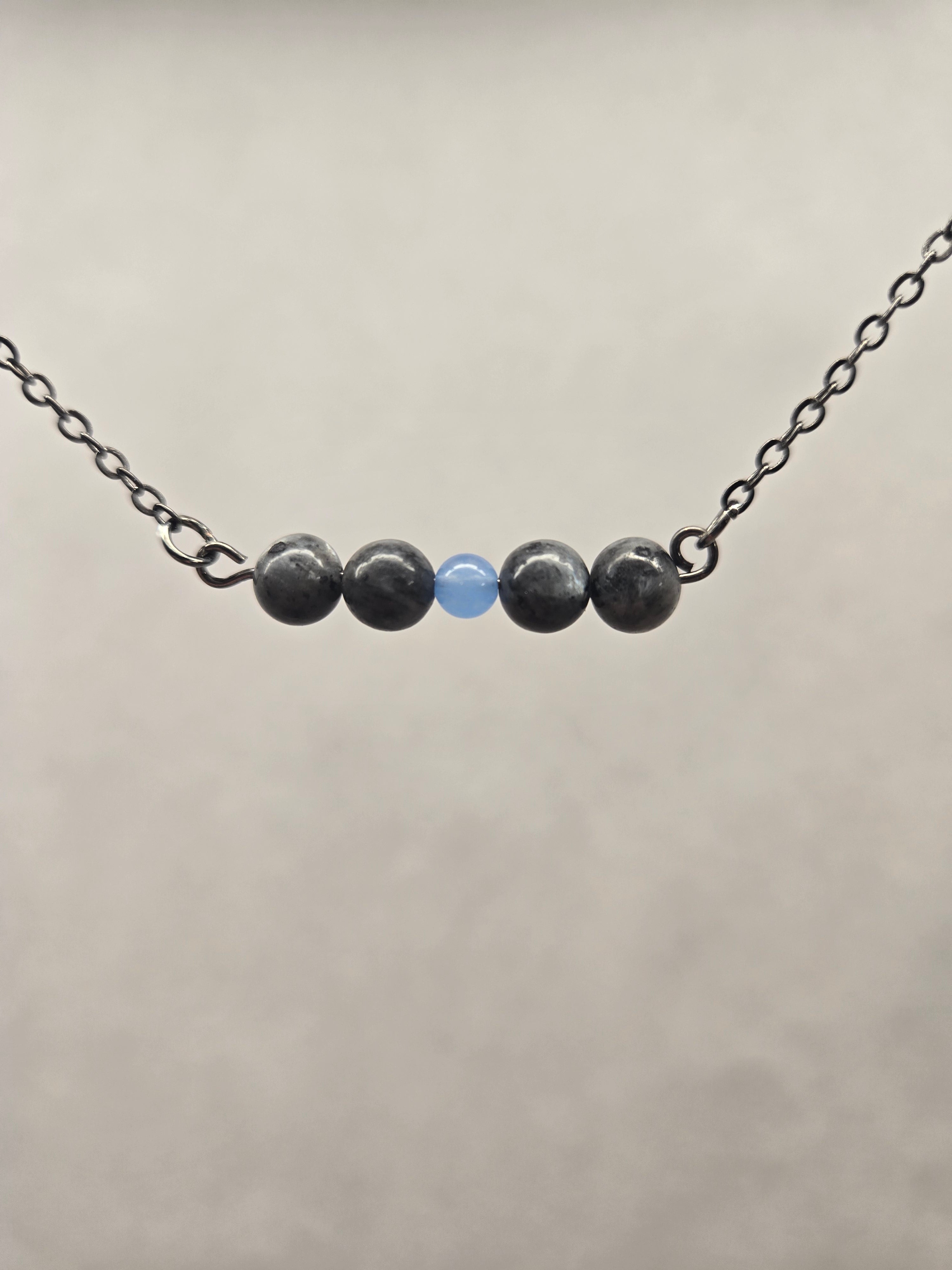 Labradorite & Aquamarine Necklace