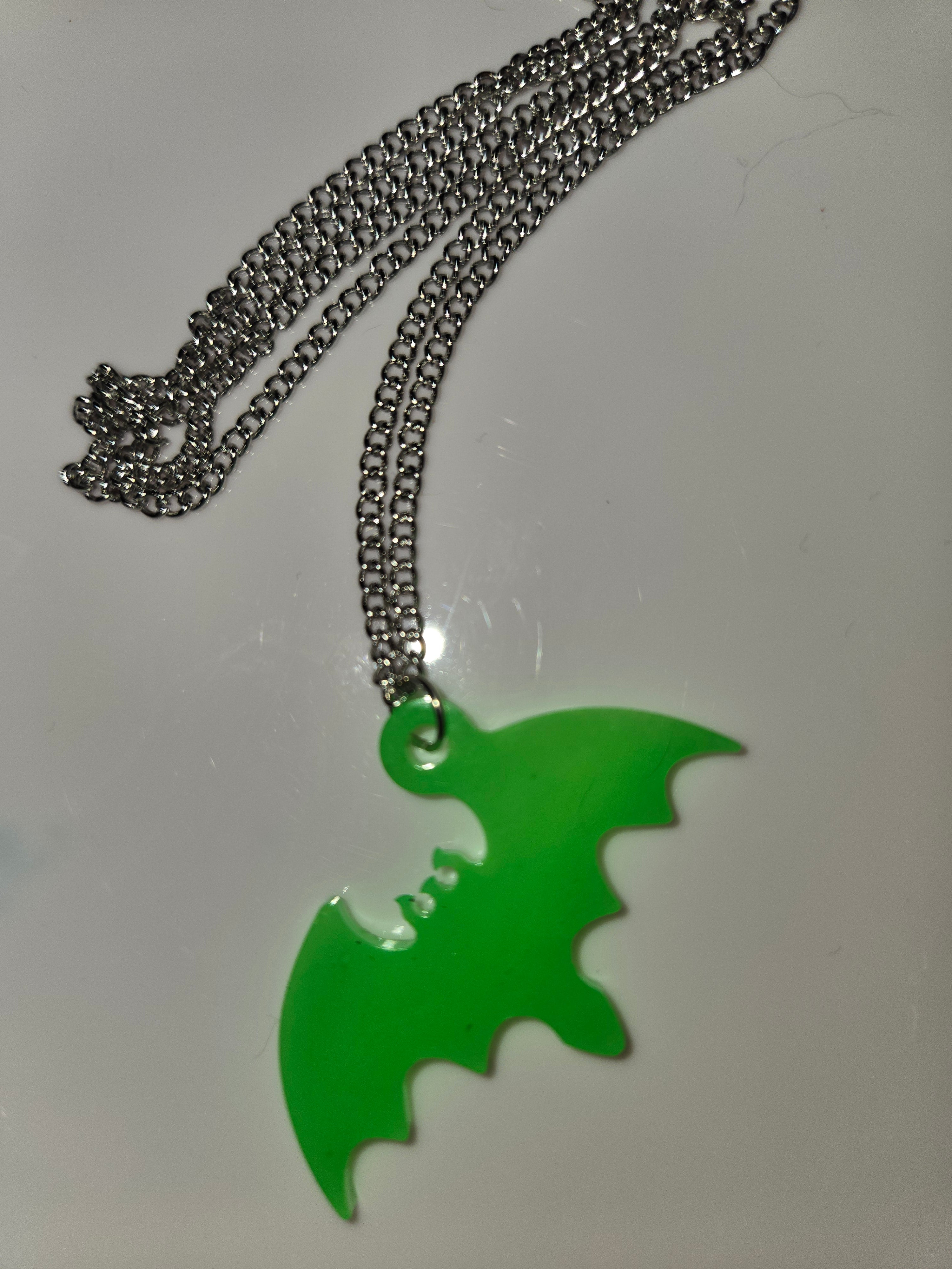 Bat Pendant Necklace
