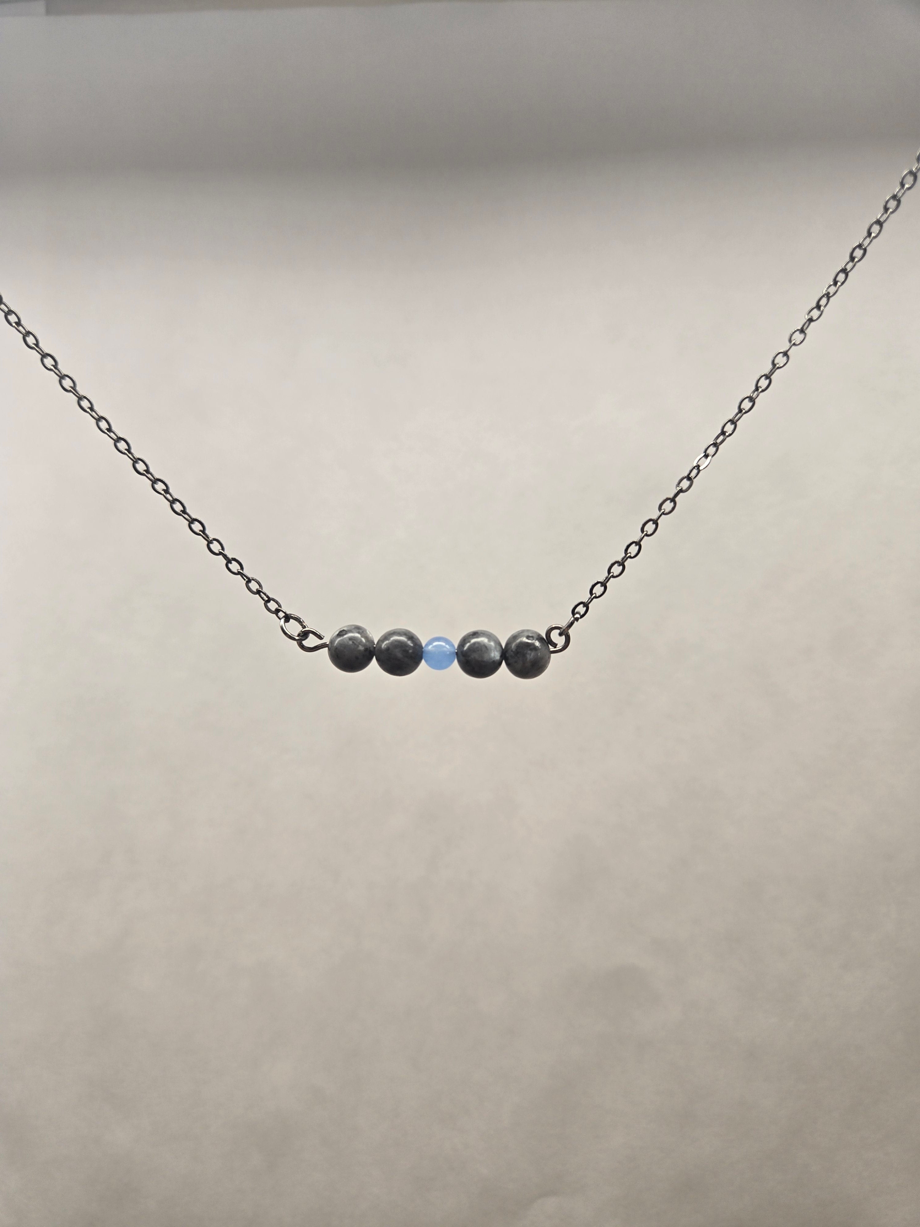 Labradorite & Aquamarine Necklace